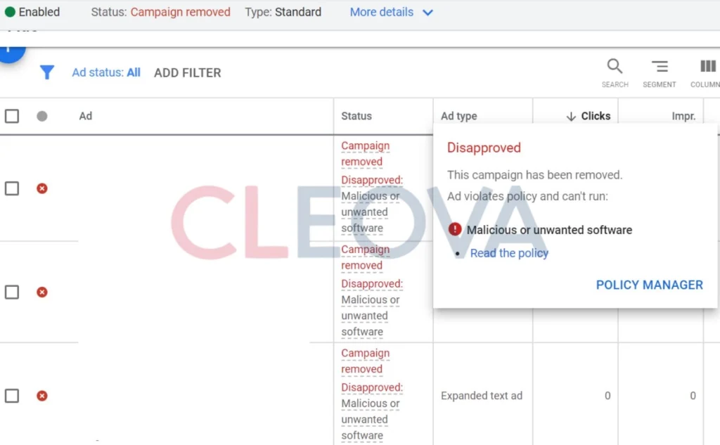 Jasa Perbaikan WordPress Ditolak Google Ads